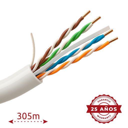 [UV-UTP6A-300-BC23AWG-DCA-R-W] UV-UTP6A-300-BC23AWG-DCA-R-W