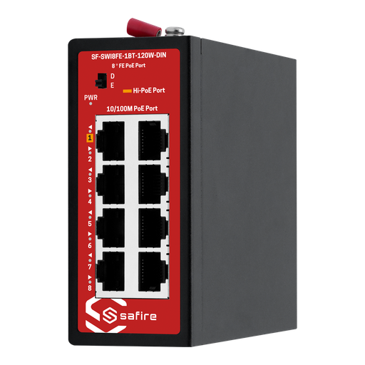 [SF-SWI8FE-1BT-120W-DIN] SF-SWI8FE-1BT-120W-DIN
